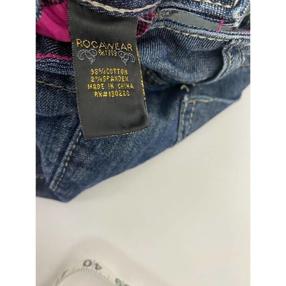 Rocawear Simone Straight Leg Jeans Stretch -- Juniors Size 5 - Picture 2 of 10